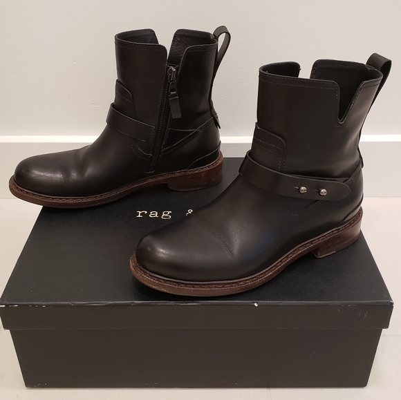 Rag & Bone Ashford New Moto Boots - Picture 5 of 15
